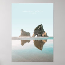 Wharariki Beach, Neuseeland Travel Artwork