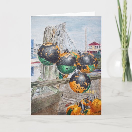 Wharf Bumpers Artwork Dankeskarte (Vorderseite)