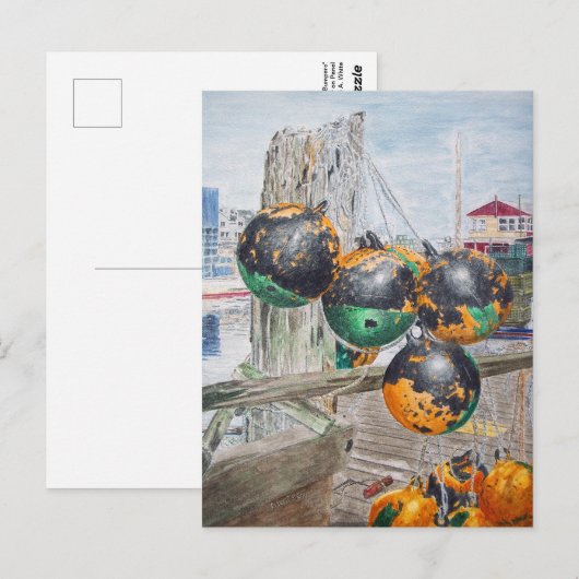 Wharf Bumpers Artwork Postkarte (Vorne/Hinten)