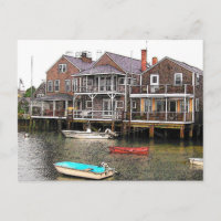 Wharf-Hütten - VINTAGER Blick