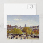 Wharf of Louvre, Paris Postkarte (Vorne/Hinten)