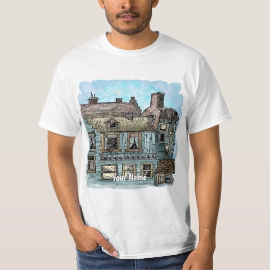 Wharf Scene 2 T-Shirt (Vorderseite)