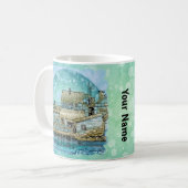 Wharf Scene mug Kaffeetasse (Vorderseite Links)
