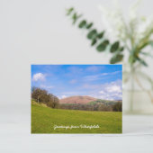 Wharfedale Landschaft Postkarte (Stehend Vorderseite)