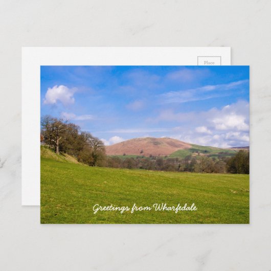 Wharfedale Landschaft Postkarte (Vorne/Hinten)