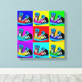 wharhol leinwanddruck (Insitu (Holzboden))