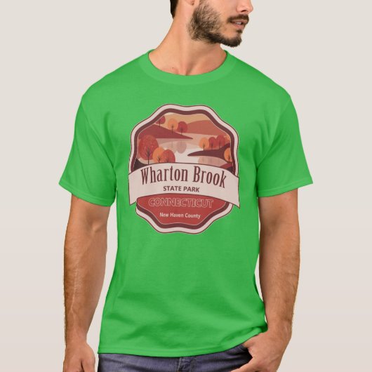 Wharton Brook State Park New Haven County Connecti T-Shirt (Vorderseite)