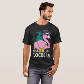 Whassup Flockers Summer Gangster Flamingo HipHop B T-Shirt (Vorne ganz)