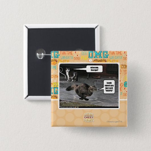 whassup, George? Button (Vorne & Hinten)