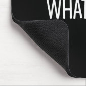 What A Day - Black V-neck , Uni-adults, Small, Sho Mousepad (Ecke)