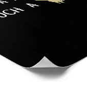 What A Fun Deer Moment Retro Style  Poster (Ecke)