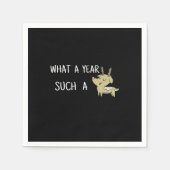 What A Fun Deer Moment Retro Style Serviette (Vorderseite)