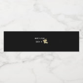 What A Fun Deer Moment Retro Style Wasserflaschenetikett (Einzelnes Label)