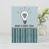 What a Great Idea! - Flat Card (Stehend Vorderseite)