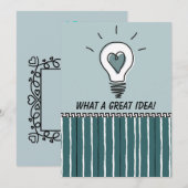 What a Great Idea! - Flat Card (Vorne/Hinten)