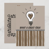 What A Great Idea! - Flat Card (Vorne/Hinten)