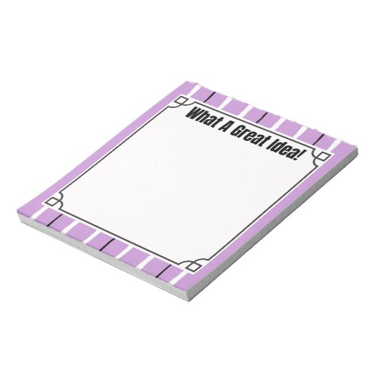 What A Great Idea!  Notizblock (Rotiert)