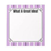 What a Great Idea! Notizblock (Vorderseite)