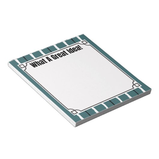 What A Great Idea! Notizblock (angewinkelt)