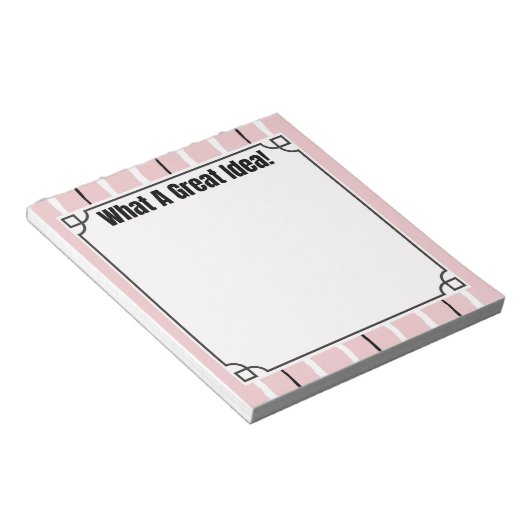 What A Great Idea!  Notizblock (angewinkelt)