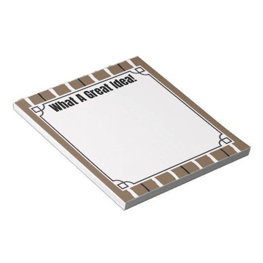 What A Great Idea!  Notizblock (angewinkelt)