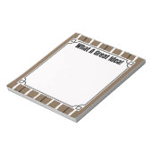 What A Great Idea!  Notizblock (Rotiert)