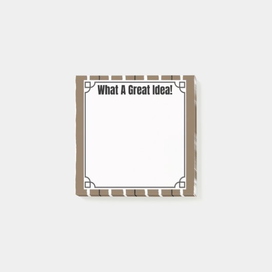 What A Great Idea!  Post-it Klebezettel (Vorderseite)