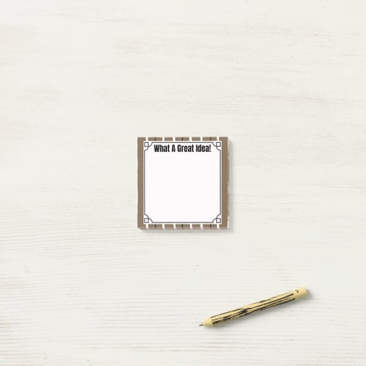 What A Great Idea! Post-it Klebezettel (Auf Schreibtisch)