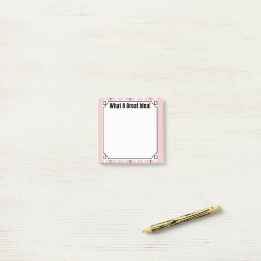 What a Great Idea!  Post-it Klebezettel (Auf Schreibtisch)