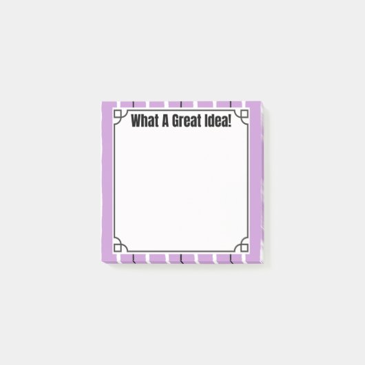 What A Great Idea!  Post-it Klebezettel (Vorderseite)