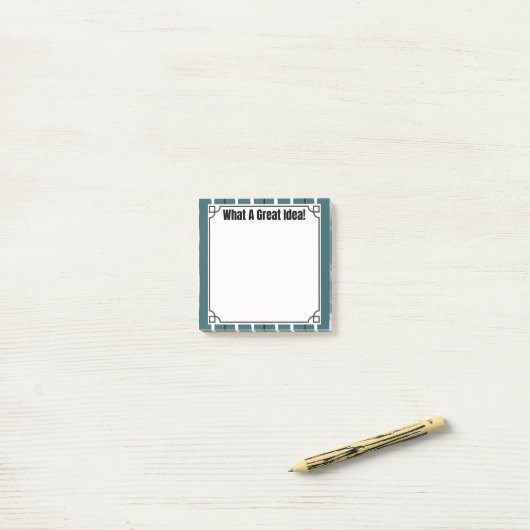 What a Great Idea! Post-it Klebezettel (Auf Schreibtisch)