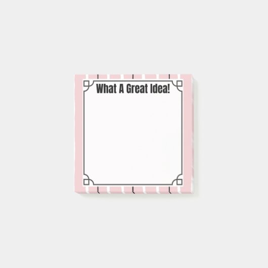 What A Great Idea! - Post-It Notes Klebezettel (Vorderseite)