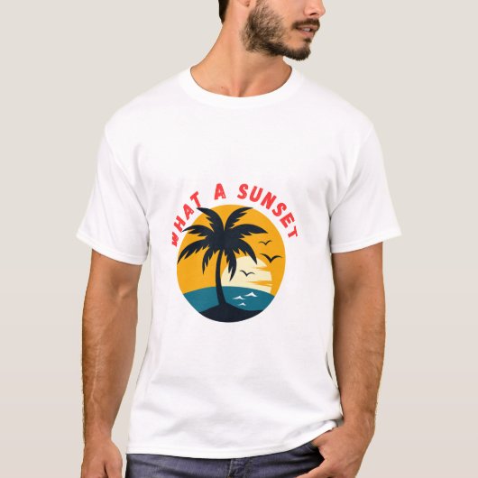 what a sunset  T-Shirt (Vorderseite)