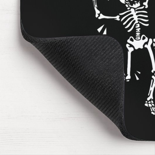 What A Time To Be Alive Skeleton Dancing Funny Mousepad (Ecke)