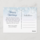 What a Year Quarantine Christmas Tree 6 Foto Postkarte (Rückseite)