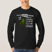 What AAAAAA Means I Screaming Green Cheek Conure P T-Shirt (Vorderseite)