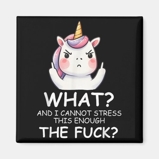 What & I Cannot Stress This Enough The Fck Sig Magnet (Vorne)