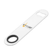 "What Can I Getchu Bebe" ROLT Speed Flaschenöffner (Vorderseite Schrägansicht)