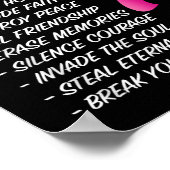 What Cancer Cannot Do - _ Awareness - Insration Poster (Ecke)