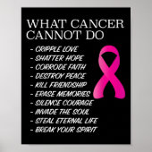 What Cancer Cannot Do - _ Awareness - Insration Poster (Vorne)