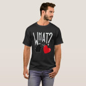 What Cat Is My Valentine Cat Kiddy Mom Dad Date Co T-Shirt (Vorne ganz)