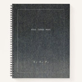  'What Comes Next' Graduation Journal Notizblock (Vorderseite)