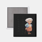 What Did One Saggy Say To The Other We'd Better Pe Magnet (Vorderseite/Rückseite)