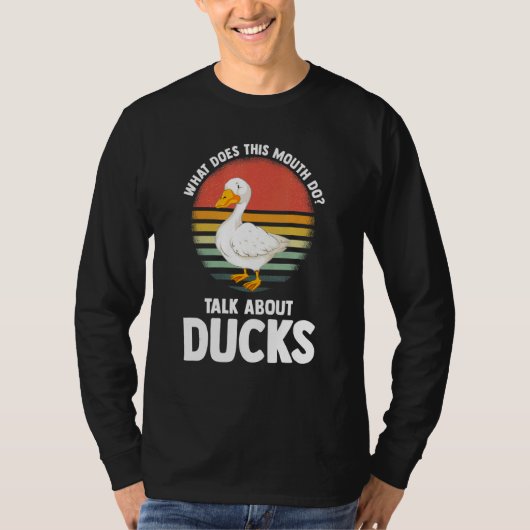 what does this mouth do talk ducks ducks Duck T-Shirt (Vorderseite)