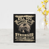 What Doesn't Kill Makes You Stronger Except For Be Karte (Gelbe Blume)