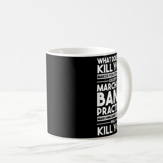 What Doesn't Kill You Makes U Stronger Except Marc Kaffeetasse (VorderseiteRechts)