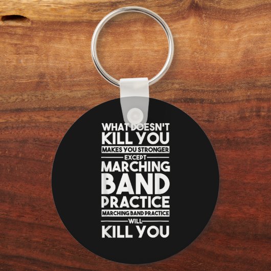 What Doesn't Kill You Makes U Stronger Except Marc Schlüsselanhänger (Vorderseite)