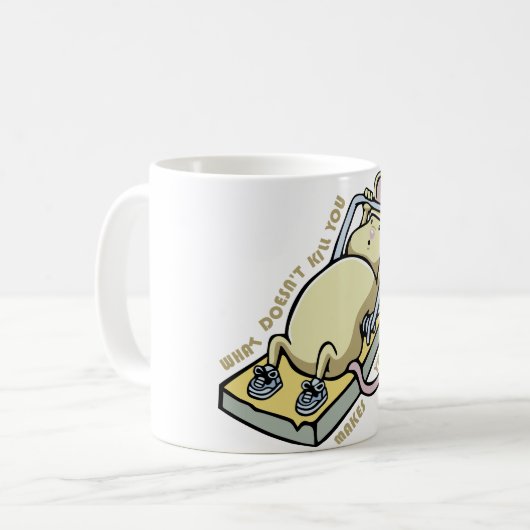 What doesn't kill you makes you stronger kaffeetasse (Vorderseite Links)