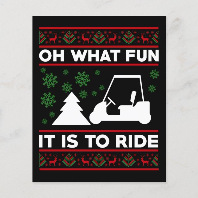 What fun it is to ride golf cart christmas (Vorderseite)
