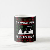 What fun it is to ride golf cart christmas kaffeetasse (Mittel)